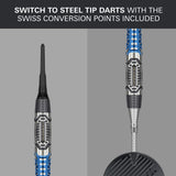 Target Phil Taylor Darts - Soft Tip - 95% Tungsten - Power Chrono