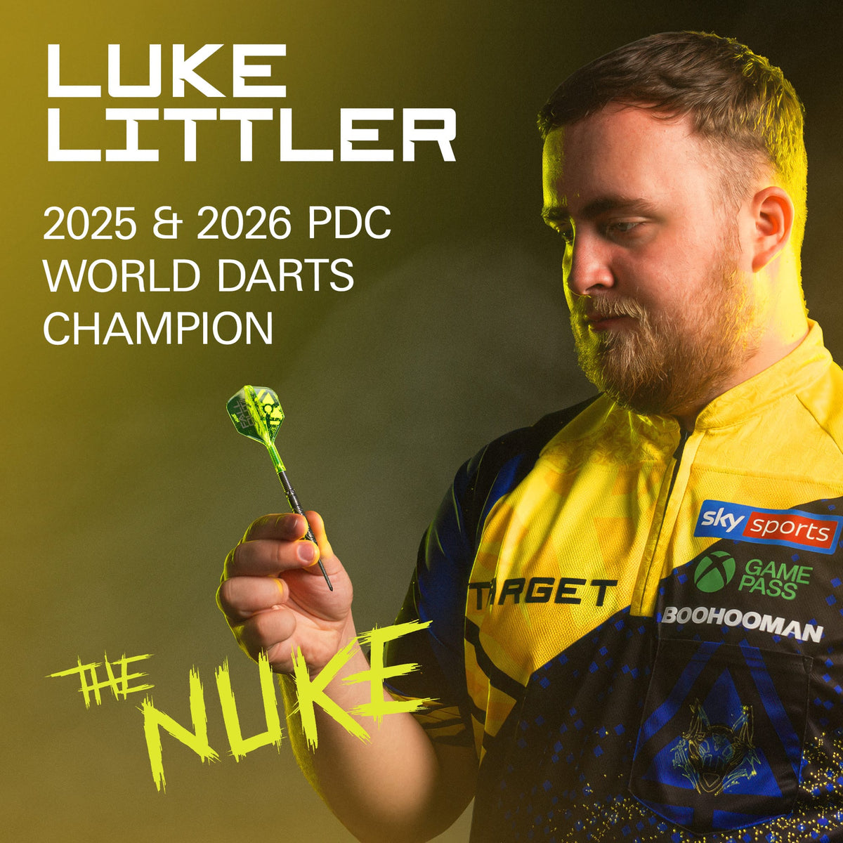 Target Luke Littler Darts - Soft Tip - 90% Tungsten - Fallout 19g