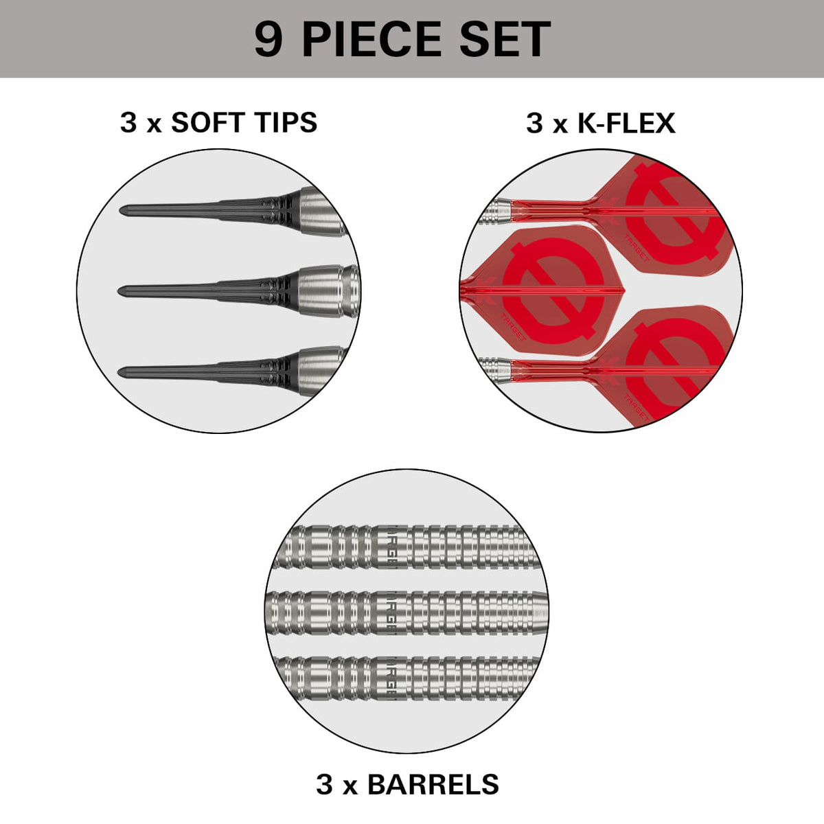 Target Group Ø Darts - Soft Tip - 50% Tungsten - SP12