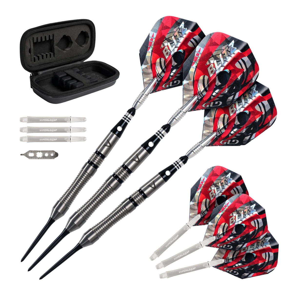 Viper Blitz Darts - Steel Tip - 95% Tungsten