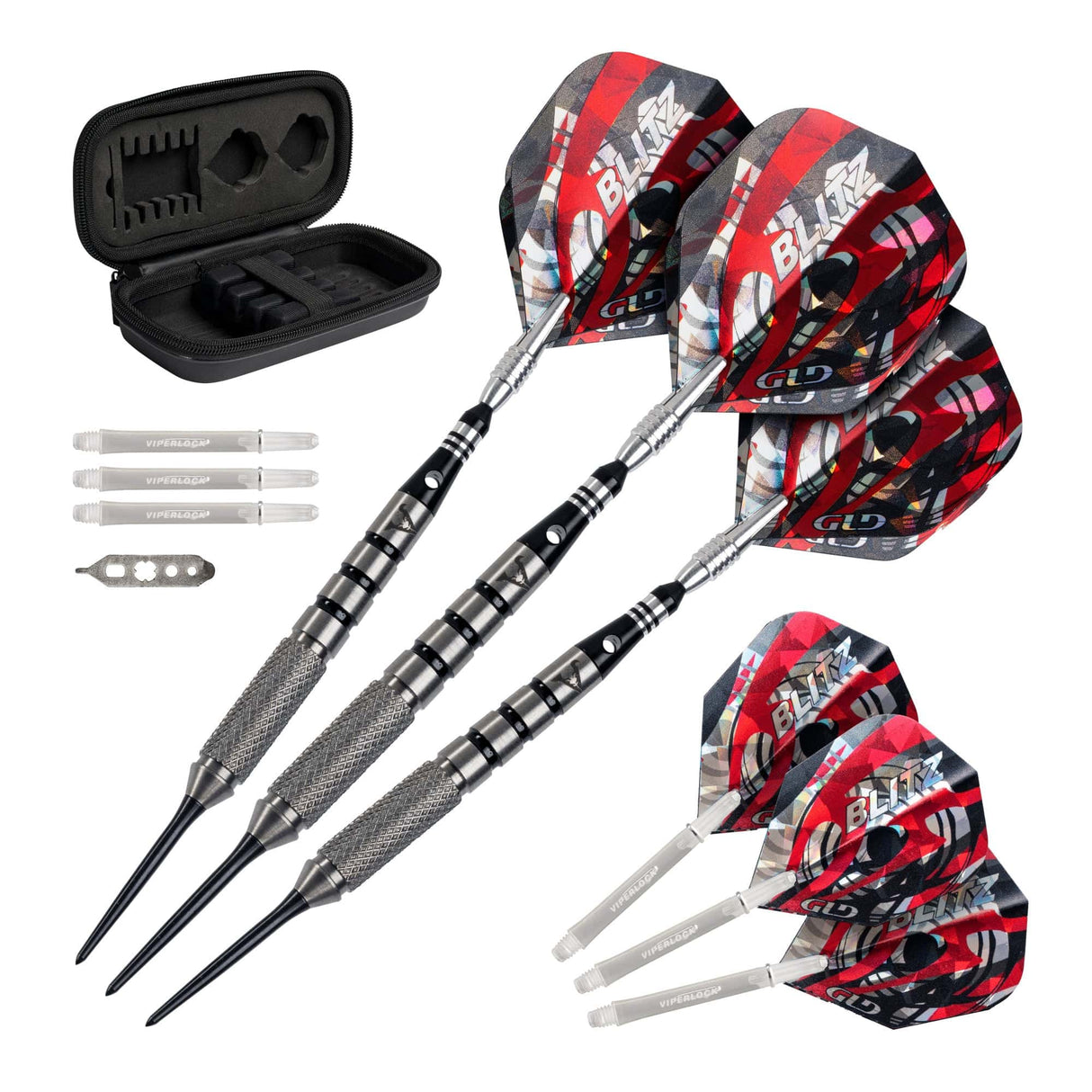 Viper Blitz Darts - Steel Tip - 95% Tungsten