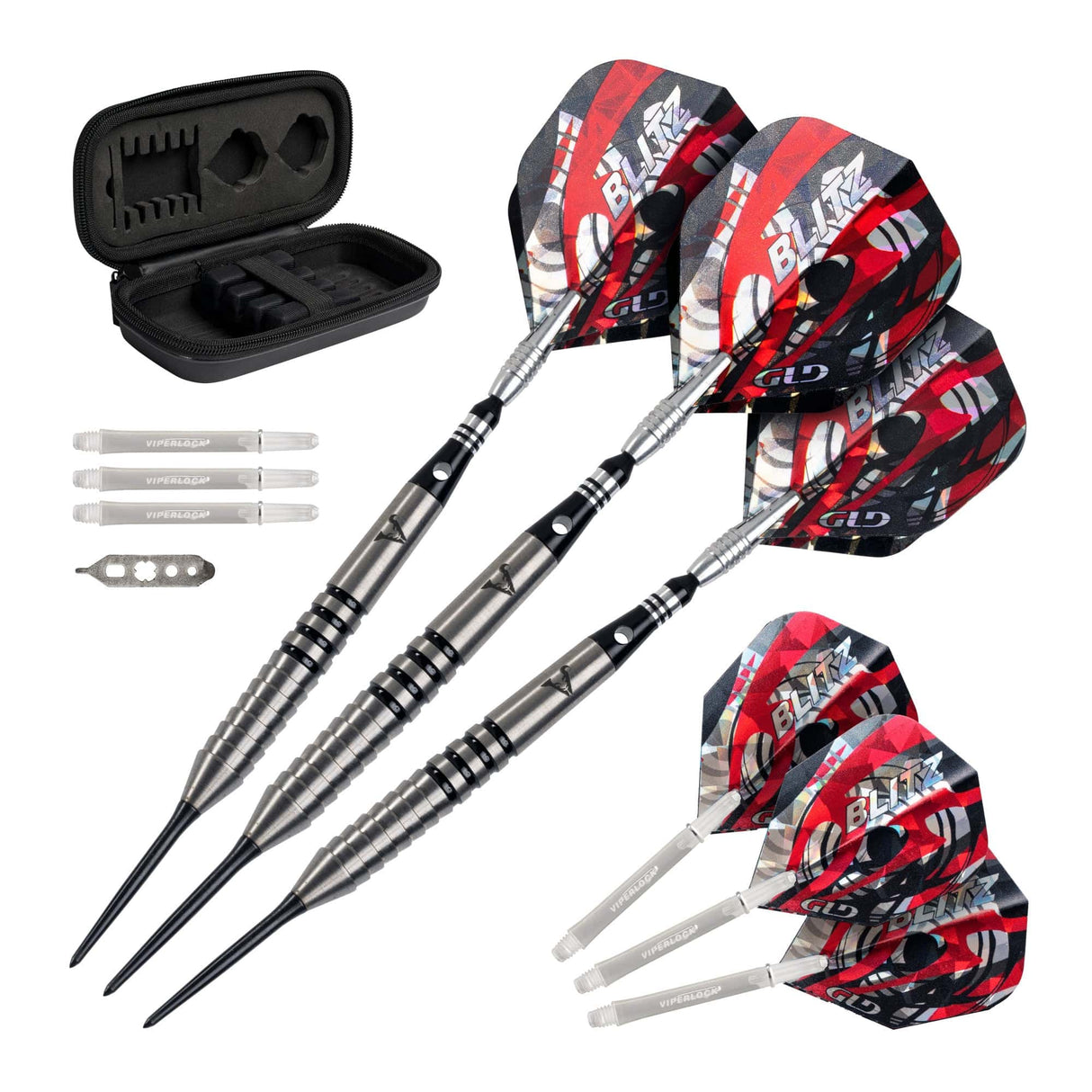 Viper Blitz Darts - Steel Tip - 95% Tungsten