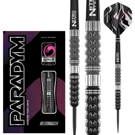 Red Dragon Paradym Darts - Steel Tip - 90% Tungsten - Parallel