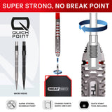Harrows Damon Heta Darts - Steel Tip - 90% Tungsten - Geo