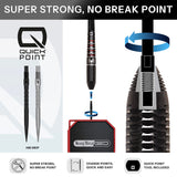 Harrows Ryan Searle Darts - Steel Tip - 90% Tungsten - Geo