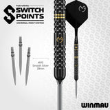 Winmau Michael van Gerwen Switch Darts - Steel Tip - 90% Tungsten - W-Max