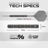 Winmau Michael van Gerwen Switch Darts - Steel Tip - 90% Tungsten - TS-Pro