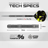 Winmau Michael van Gerwen Switch Darts - Steel Tip - 90% Tungsten - TS