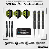 Winmau Michael van Gerwen Darts - Steel Tip - Brass 21g