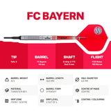 BULLS FC Bayern Darts - Soft Tip - 90% Tungsten 18g