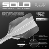 Harrows Solo Dart Flights - Moulded Flight & Shaft
