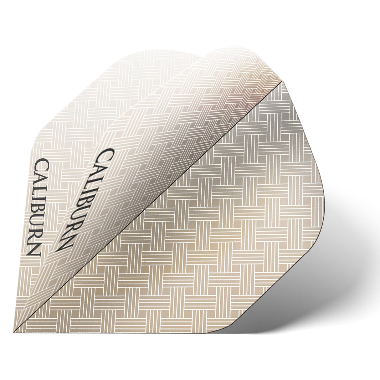 Caliburn Dart Flights - 100 Micron - Standard No2 - Logo - White