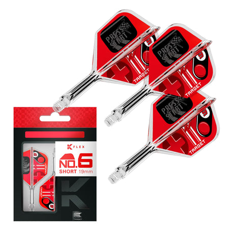 Target K-Flex Dart Flights - Press Start