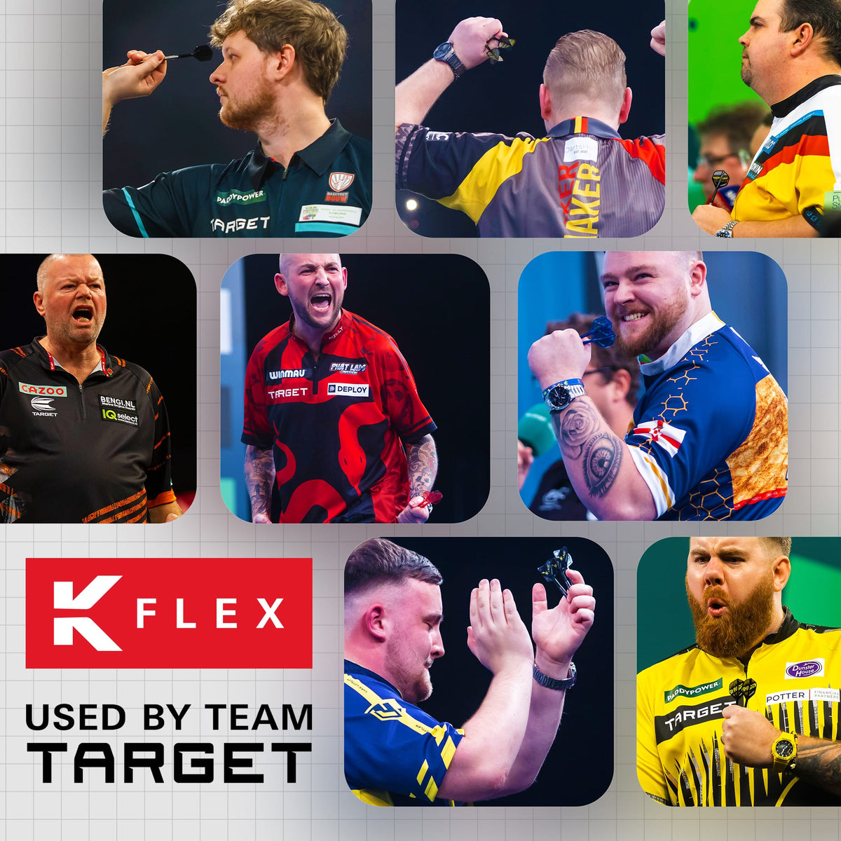 Target K-Flex Dart Flights - 2026 - Standard No2
