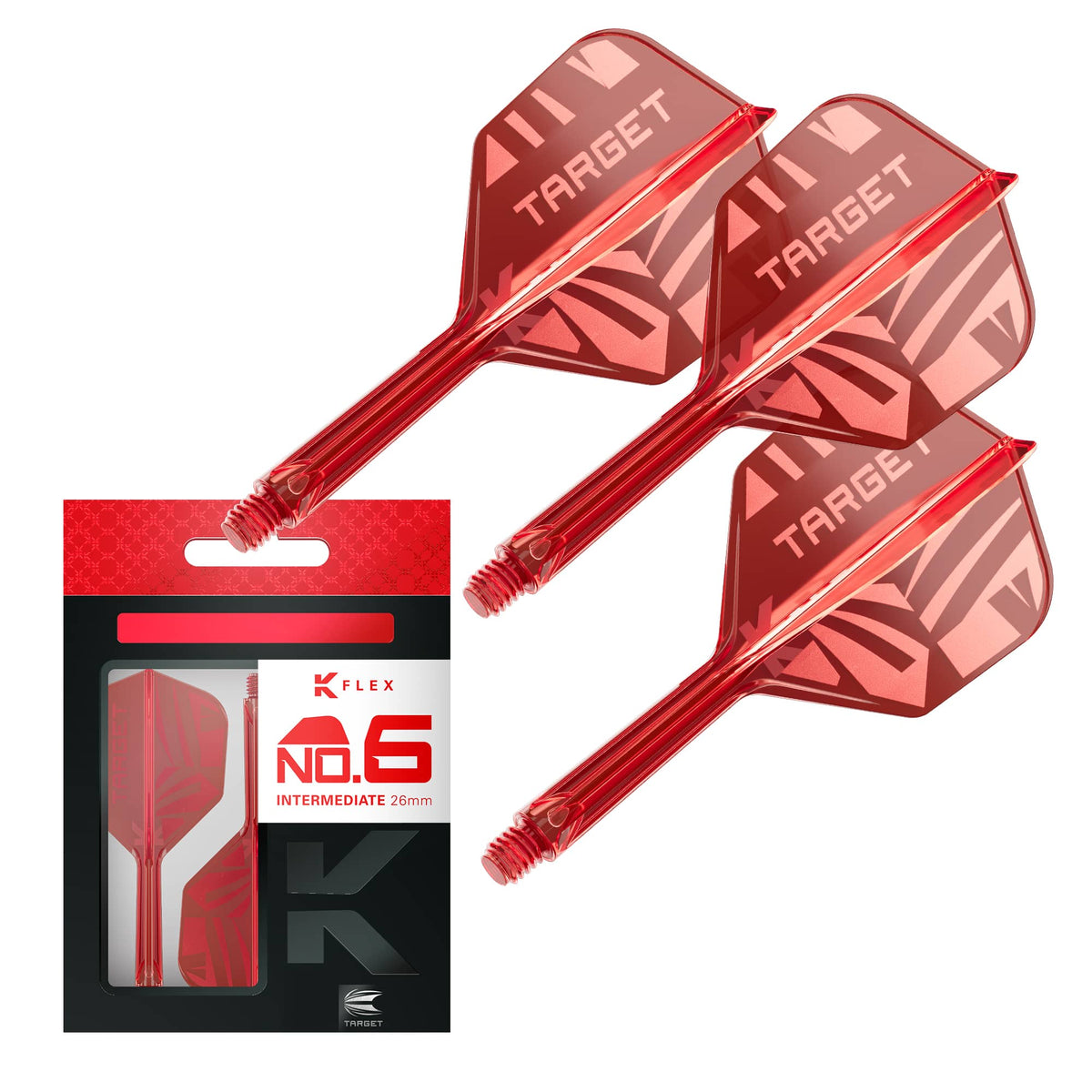 Target K-Flex Dart Flights - 2026 - Standard No6
