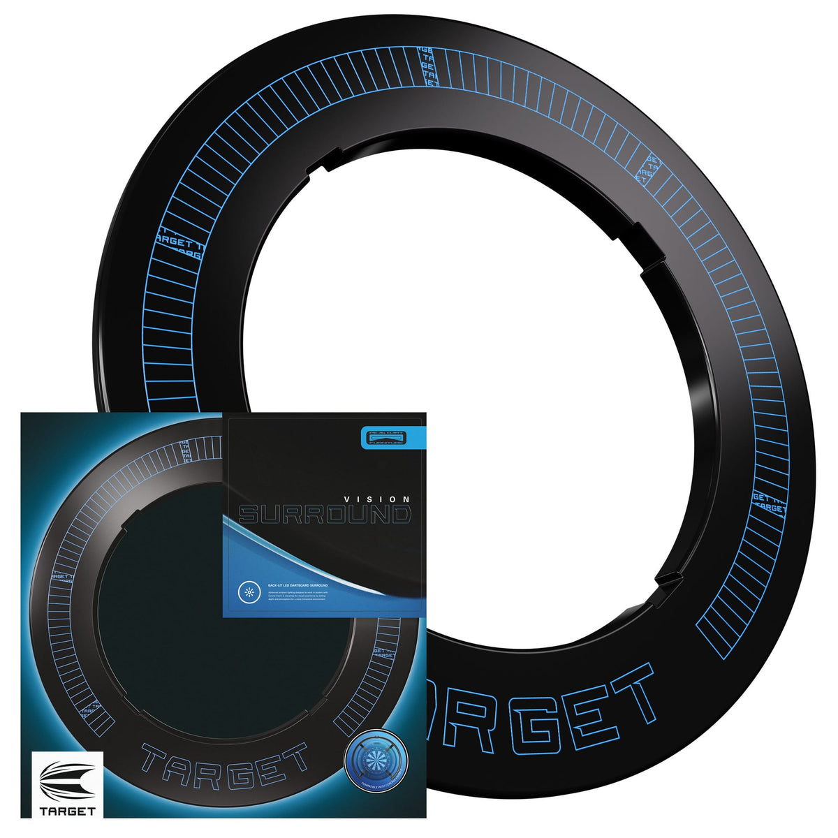 Target Notched Dartboard Surround - Corona Vision 2