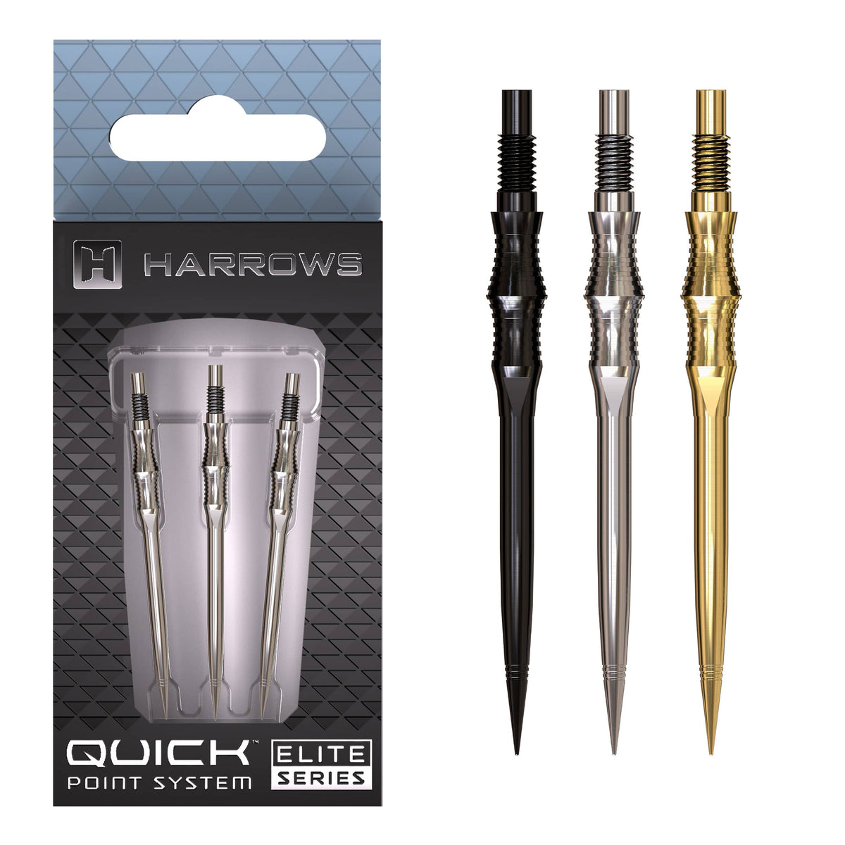 Harrows Quick Points - Steel Tip - Apex Spire