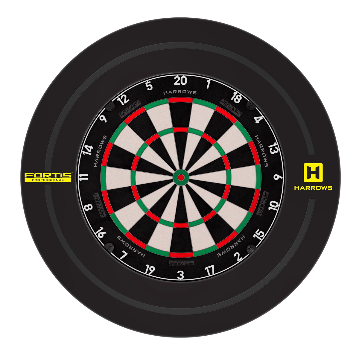 Harrows Dartboard Surround  - Fortis - Yellow