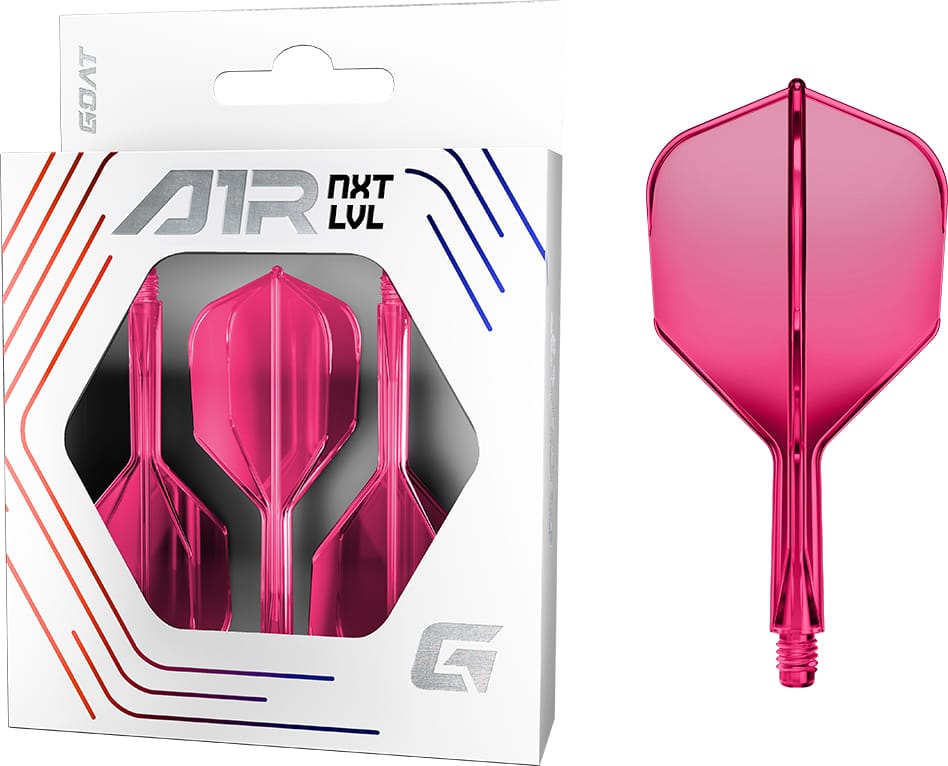 Goat A1R Dart Flights - Moulded Flight & Shaft System - Standard No6 - Pink