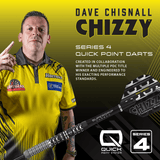 Harrows Dave Chisnall Darts - Steel Tip - 90% Tungsten - Series 4
