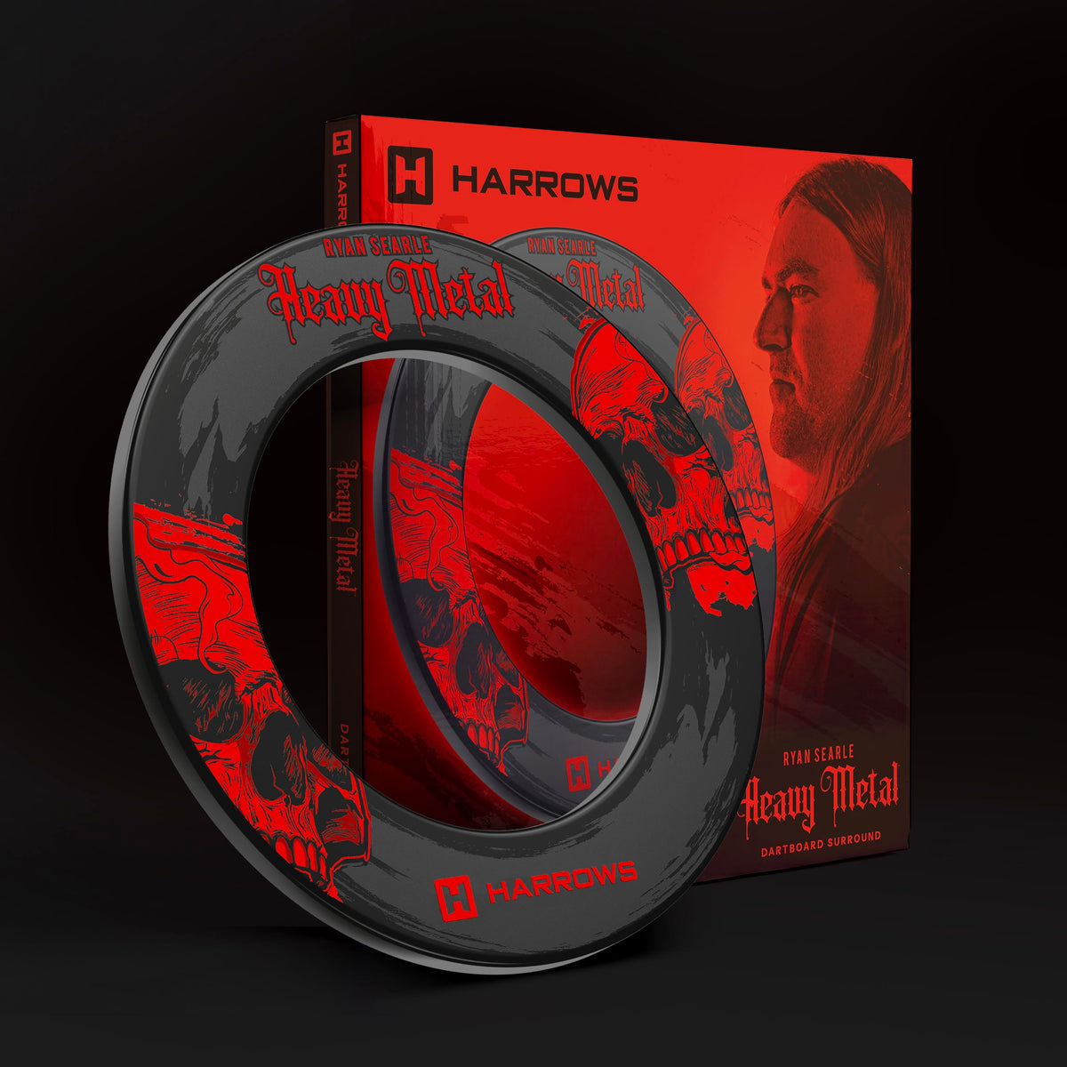 Harrows Dartboard Surround - Ryan Searle - Heavy Metal