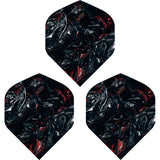 Caliburn Dart Flights - 100 Micron - Standard No2 - Abyss
