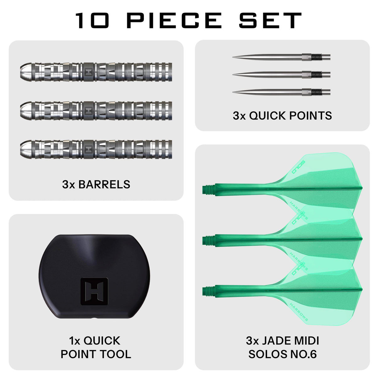 Harrows Torrent Darts - Steel Tip - 90% Tungsten - Parallel