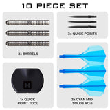 Harrows Flux Darts - Steel Tip - 90% Tungsten