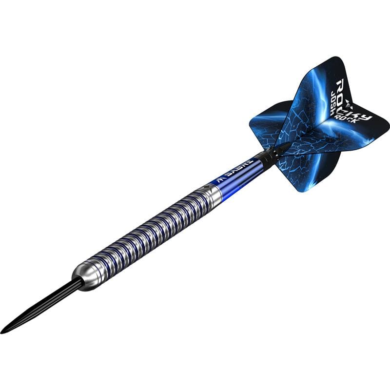 Mission Josh Rock Darts v2 - Steel Tip - 95% - Rocky - Silver & Blue PVD