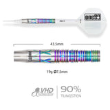 One80 Noriyuki Nakamura Darts - Soft Tip - 90% Tungsten - V4 - Rainbow