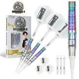 One80 Noriyuki Nakamura Darts - Soft Tip - 90% Tungsten - V4 - Rainbow