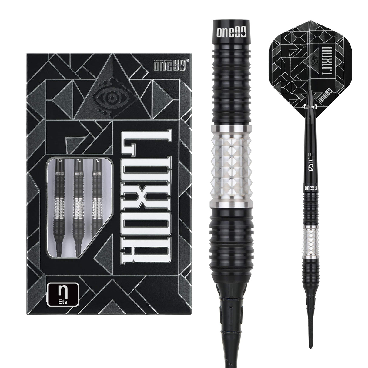 One80 Luxor II Darts - Soft Tip -90% Tungsten - Eta 18g