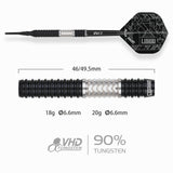 One80 Luxor II Darts - Soft Tip -90% Tungsten - Iota 18g