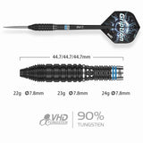 One80 Griptron Darts - Steel Tip - 90% Tungsten - GT3