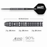One80 Boris Koltsov Darts - Steel Tip - 90% Tungsten