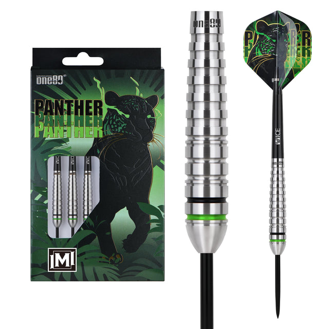 One80 Panther-M Darts - Steel Tip - 90% Tungsten