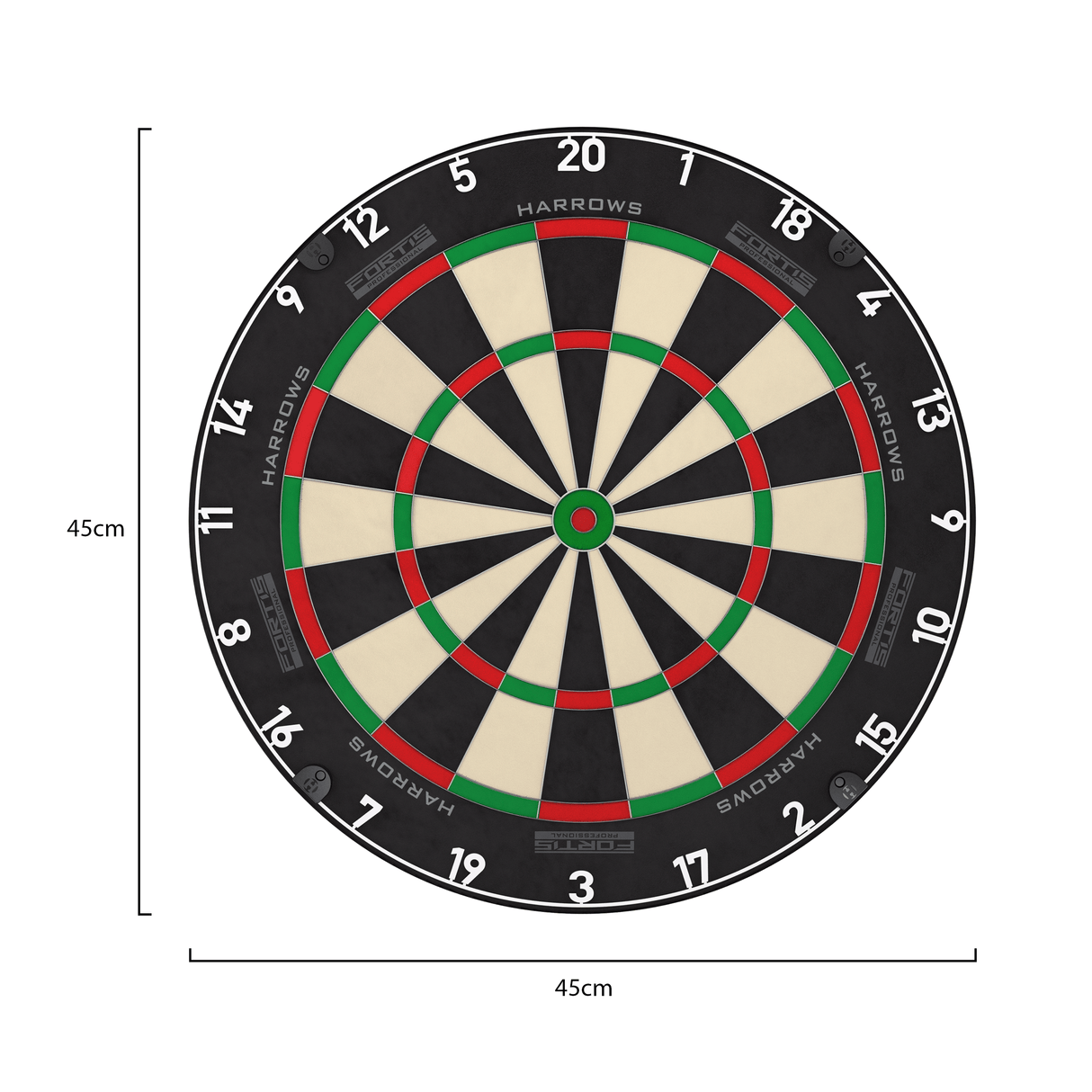 Harrows Fortis Dartboard - Professional - 360 Branding