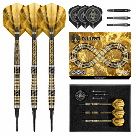 Shot Alchemy Darts - Soft Tip - 95% Tungsten - Auro 20g