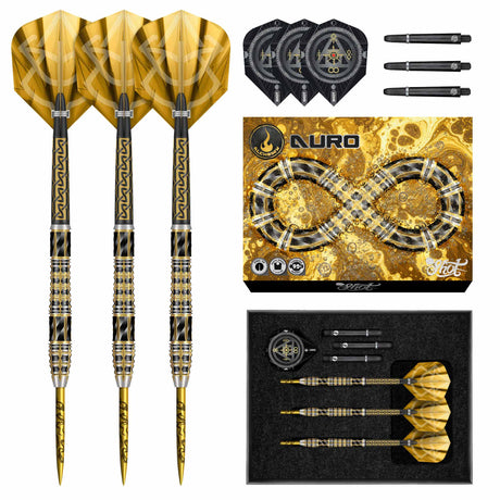 Shot Alchemy Darts - Steel Tip - 95% Tungsten - Auro