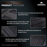 Mission Darts Players- EVA Dart Case - Adam Warner