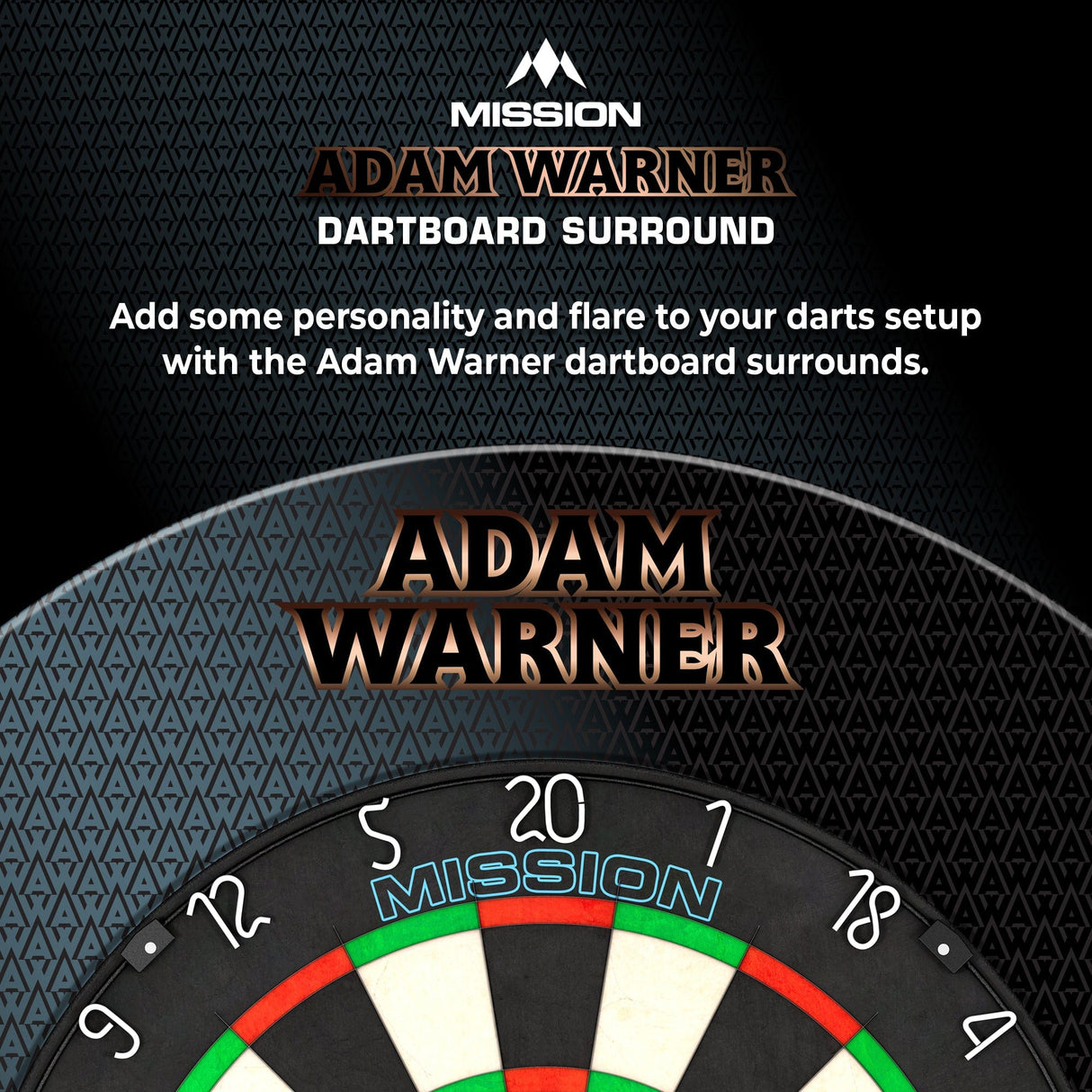 Mission Darts Players- Surround - Adam Warner