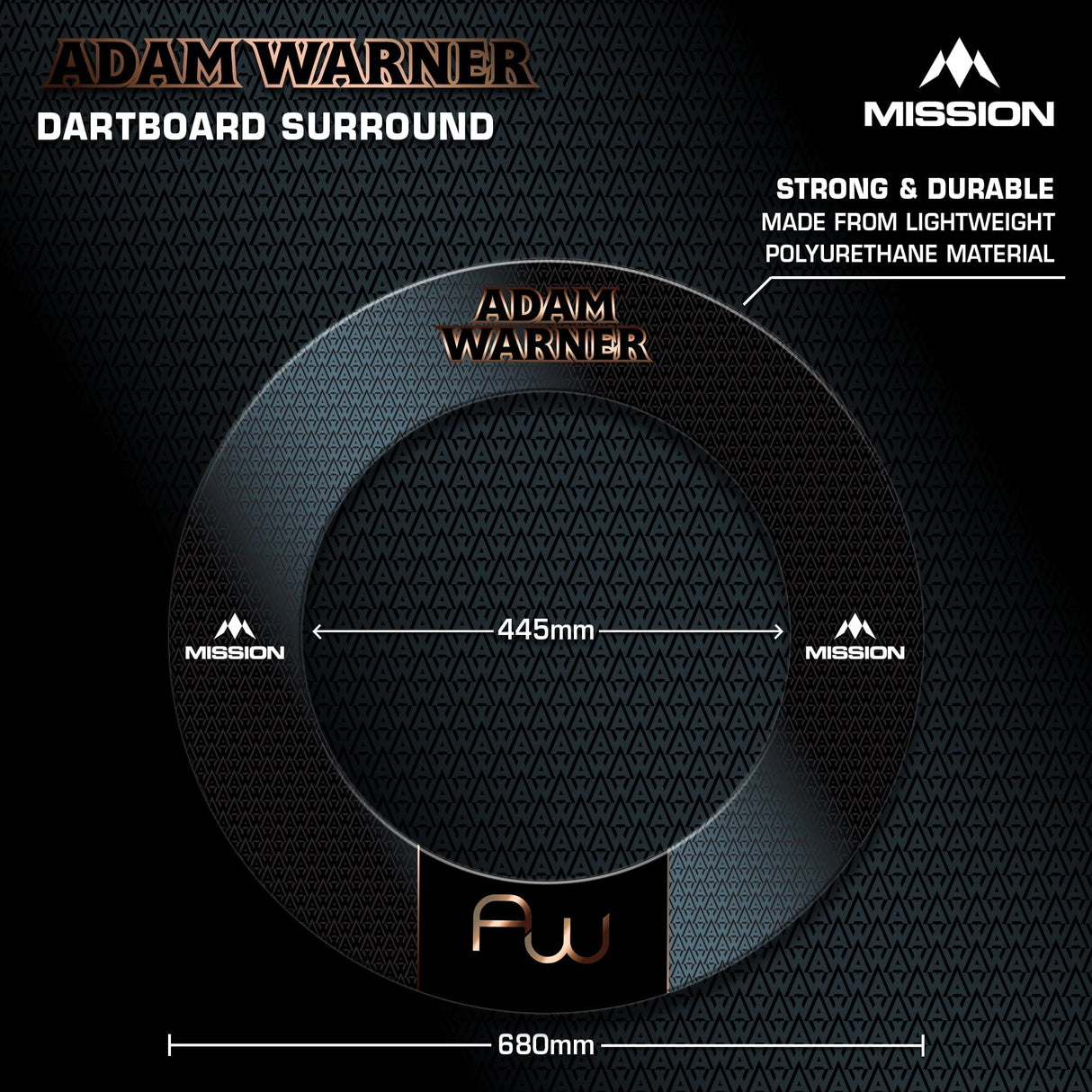 Mission Darts Players- Surround - Adam Warner