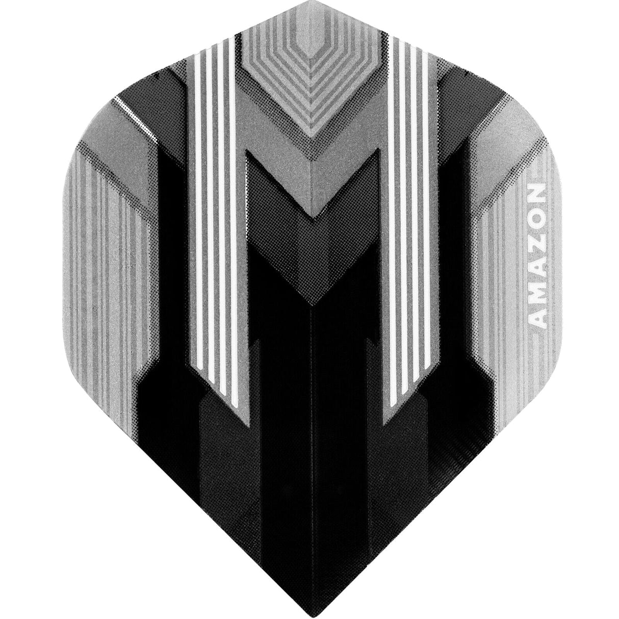 *Amazon Silver Dart Flights - No2 - Std - 100 Micron Grey
