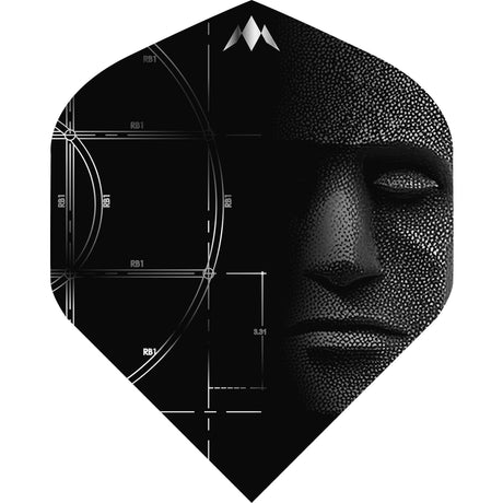 Mission Solo Dart Flights - 100 Micron - Std - No2 - Arkitekt