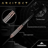 Mission Arkitekt Darts - Steel Tip - 90% Tungsten - Bronze Silica PVD
