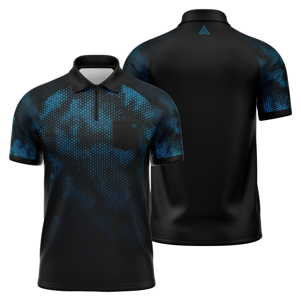Arraz Hex Dart Shirt - Lightweight - Black & Blue