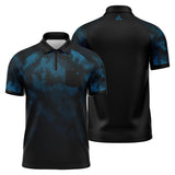 Arraz Hex Dart Shirt - Lightweight - Black & Blue