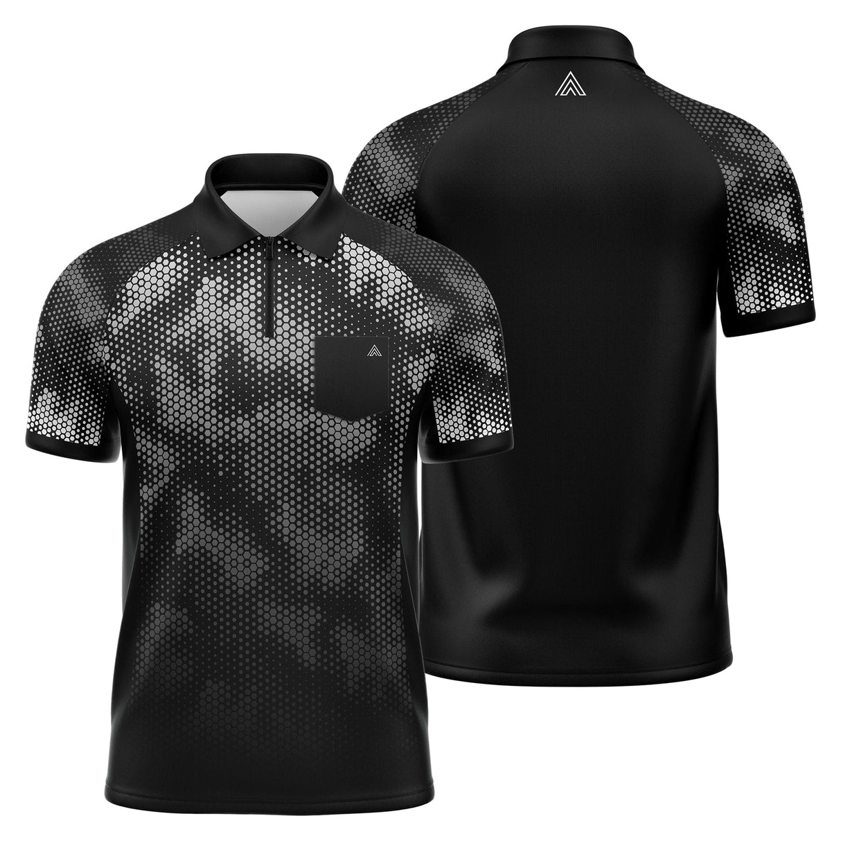 Arraz Hex Dart Shirt - Lightweight - Black & White