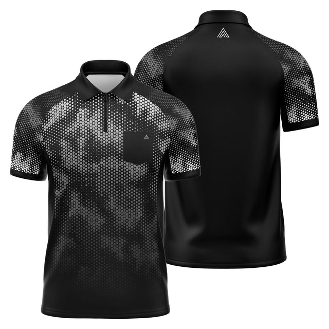 Arraz Hex Dart Shirt - Lightweight - Black & White