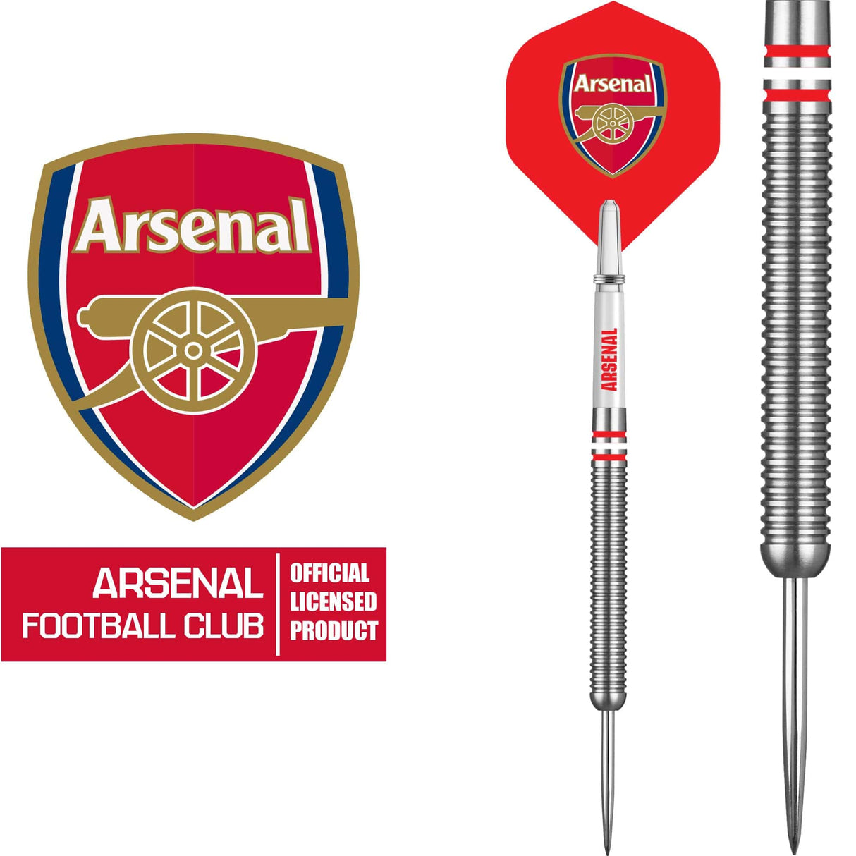 Arsenal FC Arsenal Unisex Adult Three Pack Dart Set, Multi-Colour, One Size Arsenal FC Arsenal Unisex Adult Three Pack Dart Set, Multi-Colour, One Size